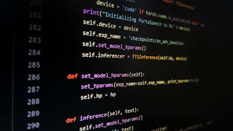 Scrolling Binary Program Code On Black Background Stock Footage 240007181