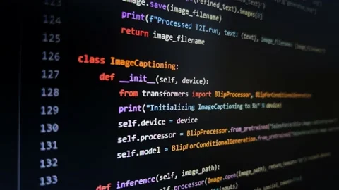 Scrolling Binary Program Code On Black Background Stock Footage 240007423