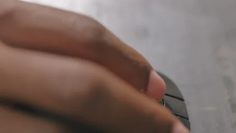 Scrolling Black Computer Mouse Stock Footage 150598101