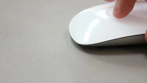 Scrolling with bluetooth computer mouse Video stock 11262400