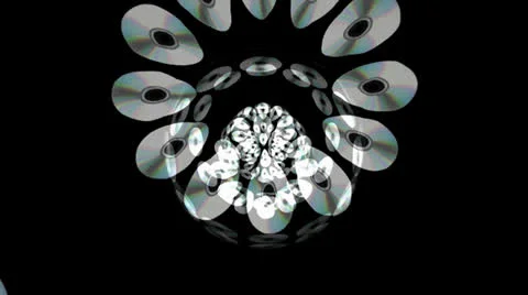 Scrolling CDs DVDs Motion Mapping Видео 24711678
