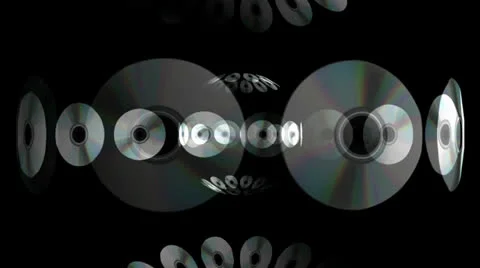Scrolling CDs DVDs Motion Mapping Видео 24711711