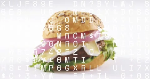 Scrolling code fading, causing seeded slider coming into focus while camera Stock Footage 323407149