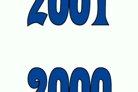 Scrolling Count for the First Decade of the New Millenium. Видео 540701