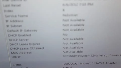 Scrolling down information about computer Video stock 11186822