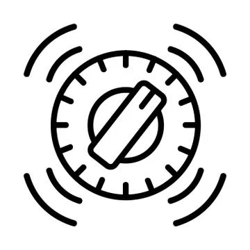 Scrolling functions icon vector outline illustration Stock Illustration