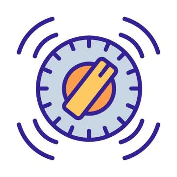 Scrolling functions icon vector outline illustration Stock Illustration