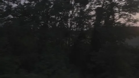 Scrolling landscape in a train Stock Footage 139171971