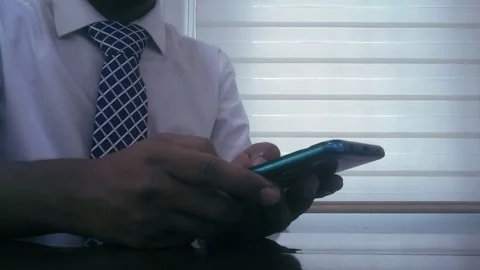Scrolling with mobile phone Stock Footage 289559680