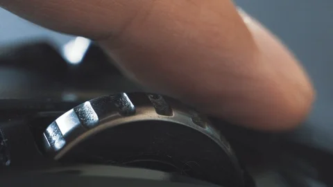 Scrolling mouse wheel, tapping button, browsing internet Video stock 110914150