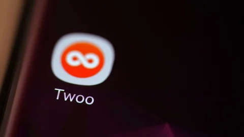 Scrolling my social apps using Smartphone. Stock Footage 107883712