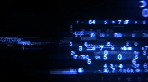 Scrolling numbers and data Stock Footage 40897939