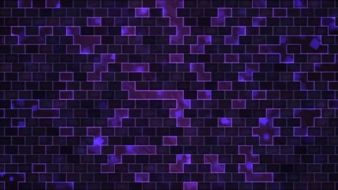 Scrolling Rectangle Bricks Background Animation - Loop Purple Stock Footage 85426058