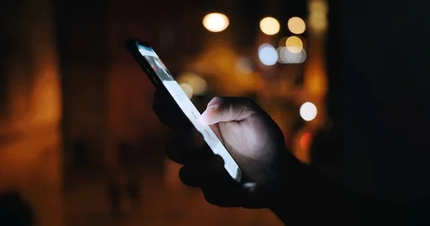 Scrolling Smartphone Gestures 库存影片 115185134