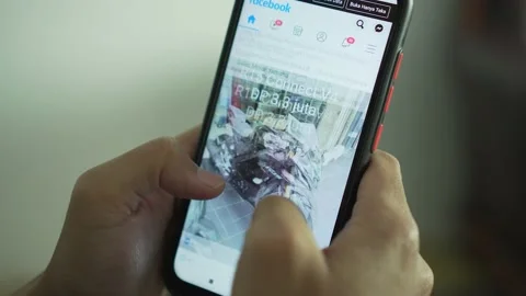 Scrolling Social Media Stock Footage 197092128