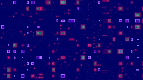 Scrolling Squares Video stock 518337
