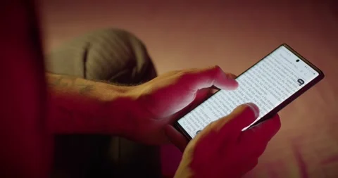 Scrolling through a Book Stock Footage 263536331