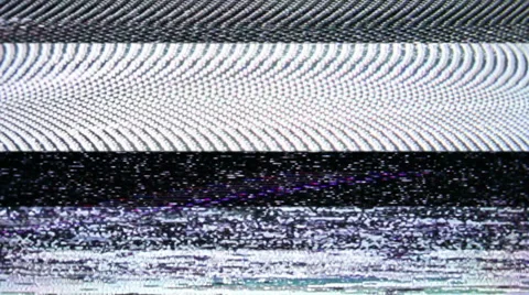 Scrolling TV Static Vídeos de archivo 30365145