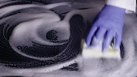 Scrub Up and Down Stock Footage 129334961