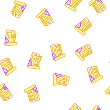 Scrub salt vector seamless pattern Stock Illustration