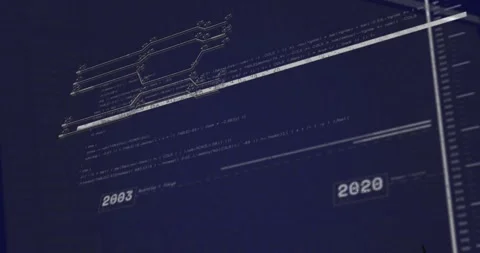 Scrub starting, node fixed while timeline sliding and sweep bar revealing years, 스톡 동영상 328684766