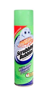 Scrubbing bubbles Stockfoto's