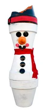 Scruffy the snowman 写真素材