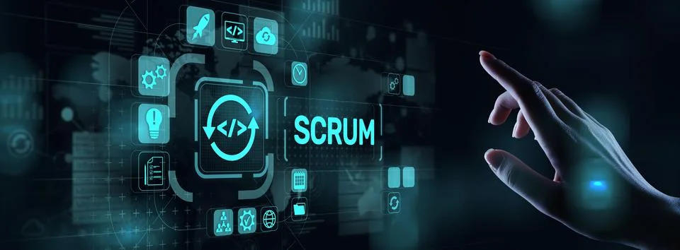 SCRUM, Agile development methodology, programming and application design Photos