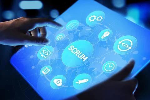 SCRUM, Agile development methodology, programming and application design Photos