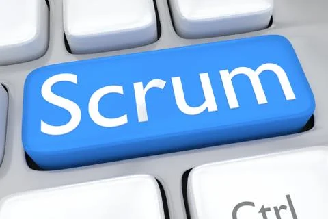 Scrum concept Stock Illustration
