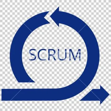 Scrum logo icon png Stock Illustration