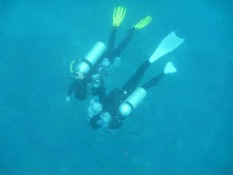 Scuba buddy Stock Photos