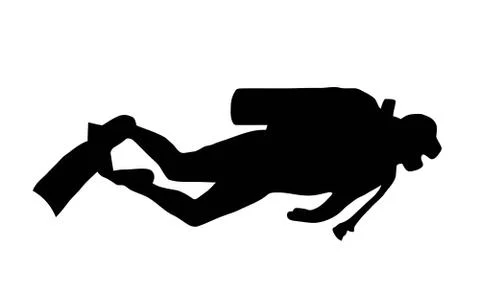 Scuba diver Stock Illustration