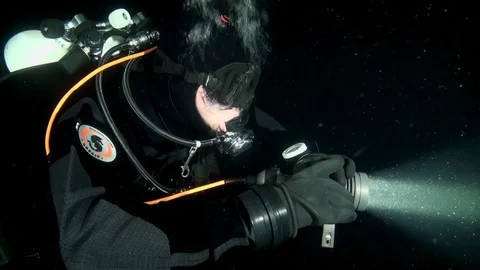 Scuba Diver / Tec Diver Video stock 82502731