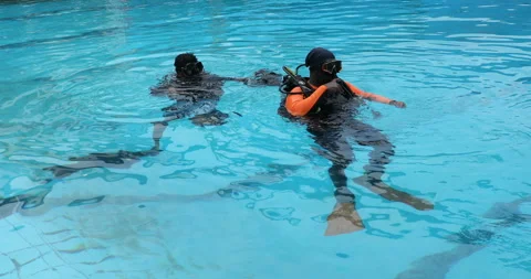 Scuba Diver with Underwater Camera Stock Footage 320386885