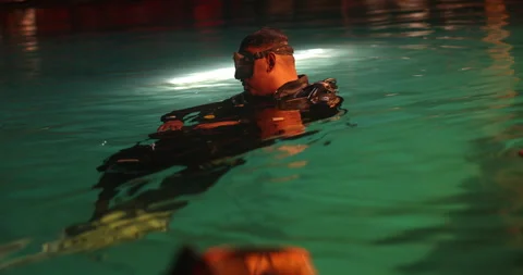 Scuba Diver with Underwater Camera Stock Footage 320440164