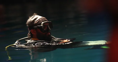 Scuba Diver with Underwater Camera Stock Footage 320452000