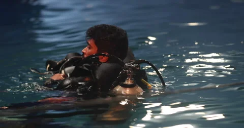 Scuba Diver with Underwater Camera Stock Footage 320452039