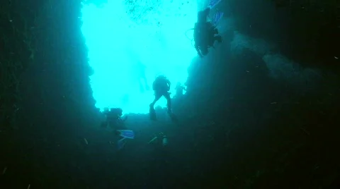 Scuba Divers Stock Footage 697053