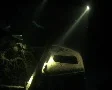 Scuba divers inside shipwreck - SS Thistlegorm SD Footage