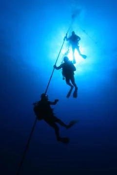 Scuba divers Stock Photos