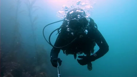 Scuba Diving Stock Footage 129113902