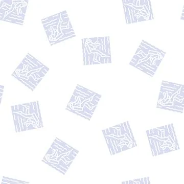 Scuba diving glyph seamless pattern Stock Illustration
