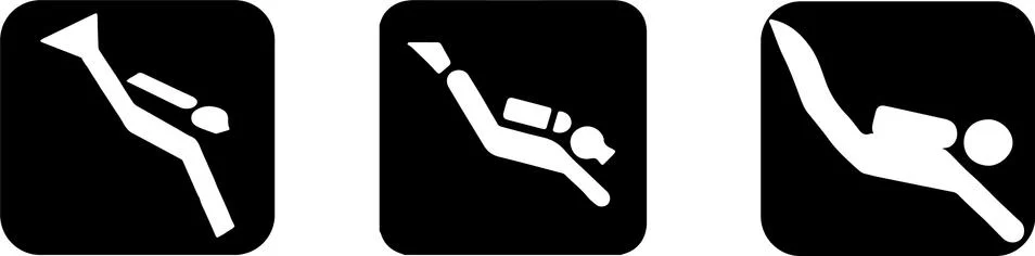 Scuba diving icon vector illustration Ilustración de archivo