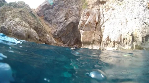 Scuba diving at L'Estartit- diving Stock Footage 115499833