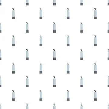 Scuba diving oxygen tank seamless pattern background 스톡 일러스트