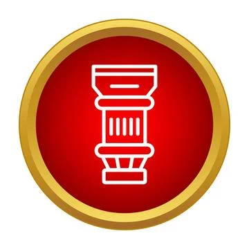 Scuba diving torch icon for underwater exploration Stock Illustration