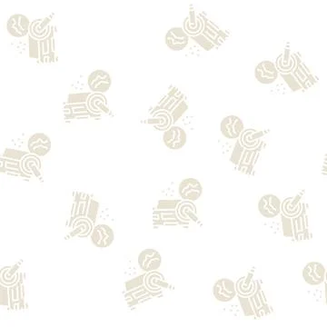Scuff mark and minor scratch buffing glyph seamless pattern 스톡 일러스트