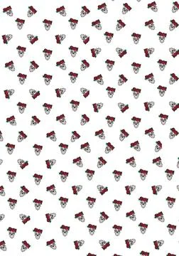 Scull pattern 스톡 일러스트