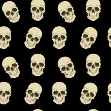 Scull wallpaper 2 Stockillustratie
